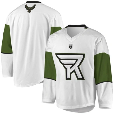 Shop Adpro Sports Youth White/green Rochester Knighthawks Replica Jersey