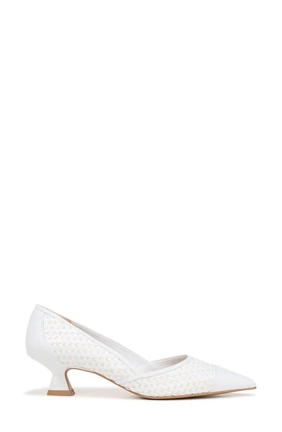 Shop Franco Sarto Darcy Pointed Toe Kitten Heel Pump In White