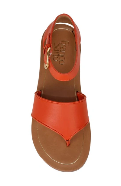 Shop Franco Sarto Ruth Ankle Strap Sandal In Orange