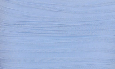 Dress The Population Heather Center Ruched Strapless Body-con Dress In Sky