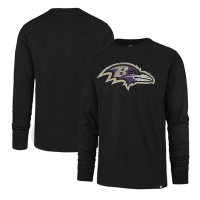 Shop 47 ' Black Baltimore Ravens Premier Franklin Long Sleeve T-shirt