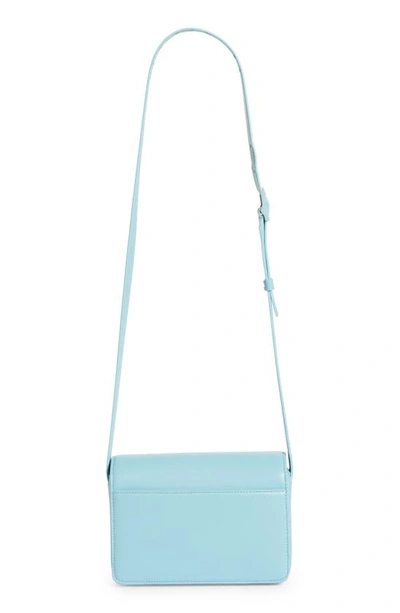 Shop Christian Louboutin Small Loubi54 Leather Crossbody Bag In V169 Mineral/ Mineral