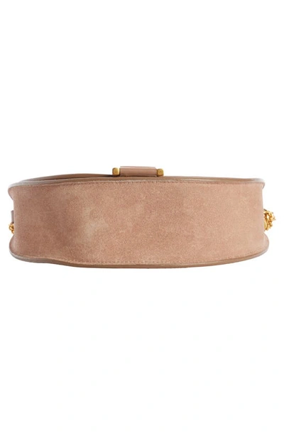 Shop Chloé Small Marcie Colorblock Leather Top Handle Bag In Woodrose 527