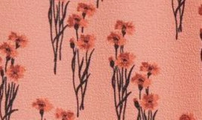 Shop Loretta Caponi Amalia Tiered Crepe Maxi Skirt In Flying Carnations