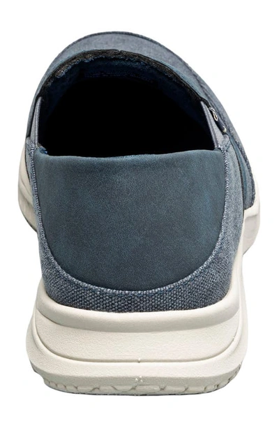 Nunn Bush Mens Conway Ez Canvas Slip-on Shoe In Blue