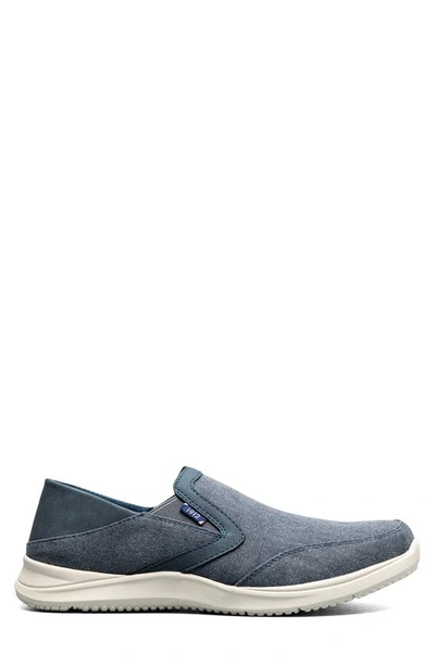 Nunn Bush Mens Conway Ez Canvas Slip-on Shoe In Blue