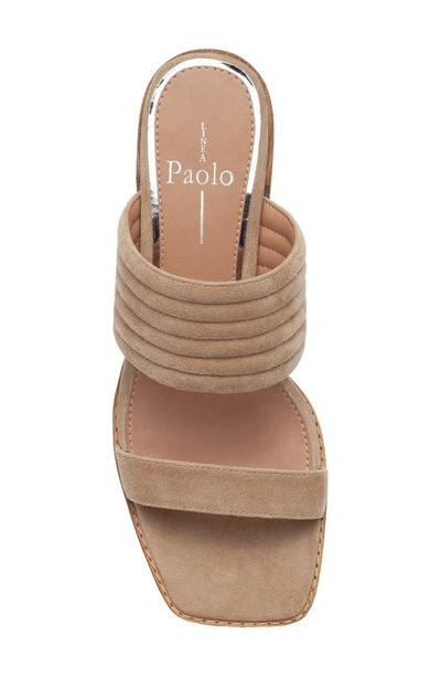 Shop Linea Paolo Ida Slide Sandal In Fawn Suede