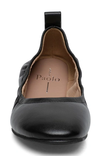 Shop Linea Paolo Monte Ballet Flat In Black