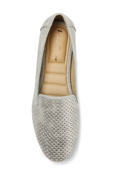 Shop Me Too Perforated Loafer In Rose Gold
