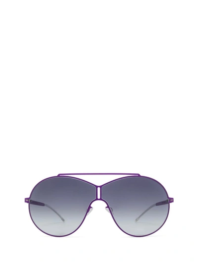 Shop Mykita Sunglasses In Bright Clover