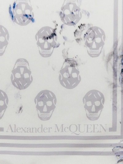 Shop Alexander Mcqueen Foulard In White