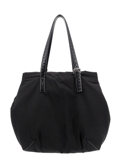 Shop Bottega Veneta Shoulder Bag In Black