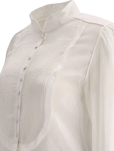 Shop Isabel Marant "balesa" Shirt In White