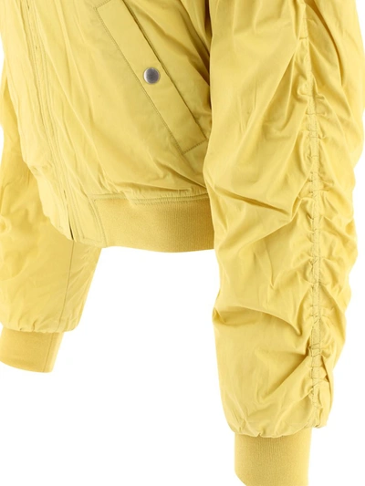 Shop Isabel Marant Étoile "bessime" Bomber Jackets In Yellow