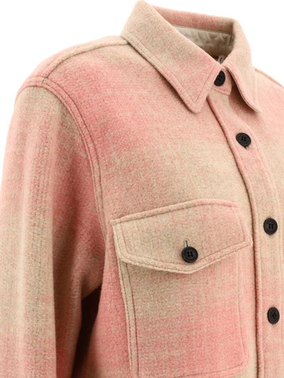 Shop Isabel Marant "faxon" Overshirt In Pink