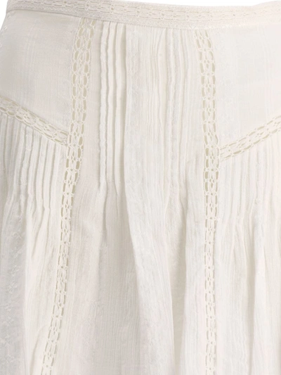 Shop Isabel Marant Étoile "jorena" Asymmetric Skirt In White