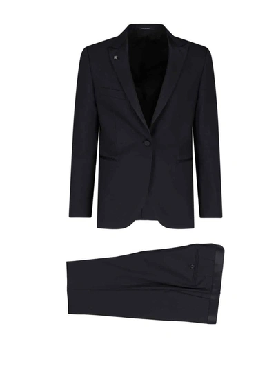 Tagliatore Tailored Suit In Black