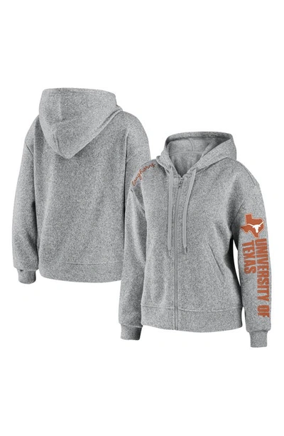 Shop Wear By Erin Andrews University Fleece Full Zip Hoodie In University Of Texas