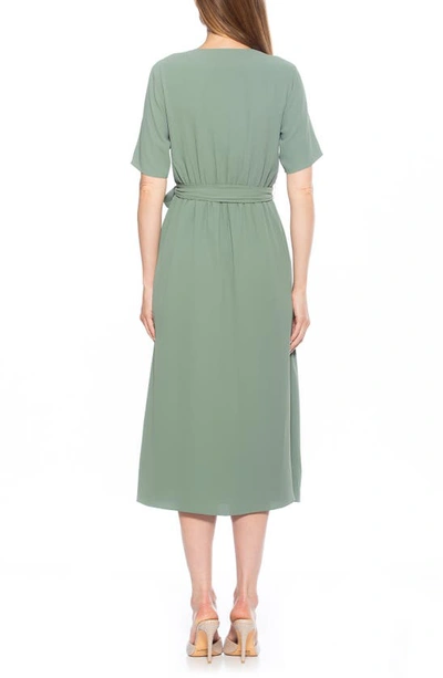 Alexia Admor Larisa Dress In Sage