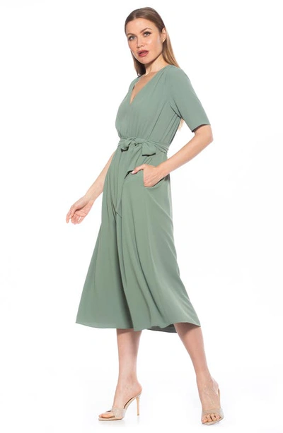 Alexia Admor Larisa Dress In Sage