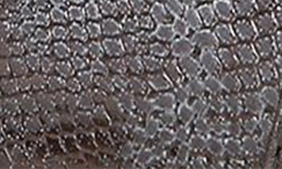 Vionic Minna Cap Toe Flat In Pewter Snake