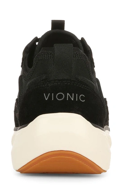 Shop Vionic Nimble Walking Sneaker In Black