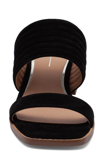 Linea Paolo Ida Slide Sandal In Black Suede