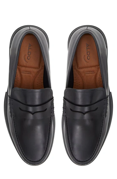 Shop Aldo Tucker Penny Loafer In Black