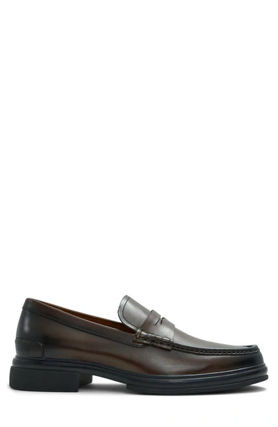 Shop Aldo Tucker Penny Loafer In Other Brown