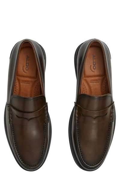 Shop Aldo Tucker Penny Loafer In Other Brown