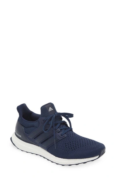 Shop Adidas Originals Ultraboost 1.0 Dna Running Sneaker In Navy/ Shadow Navy/ Grey 2