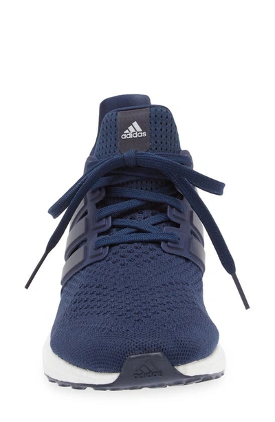 Shop Adidas Originals Ultraboost 1.0 Dna Running Sneaker In Navy/ Shadow Navy/ Grey 2