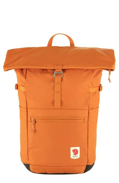 Shop Fjall Raven High Coast 24-liter Waterproof Foldsack In Sunset Orange