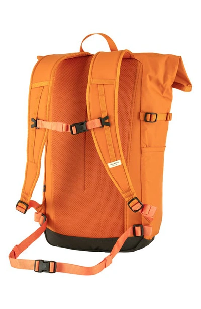 Shop Fjall Raven High Coast 24-liter Waterproof Foldsack In Sunset Orange