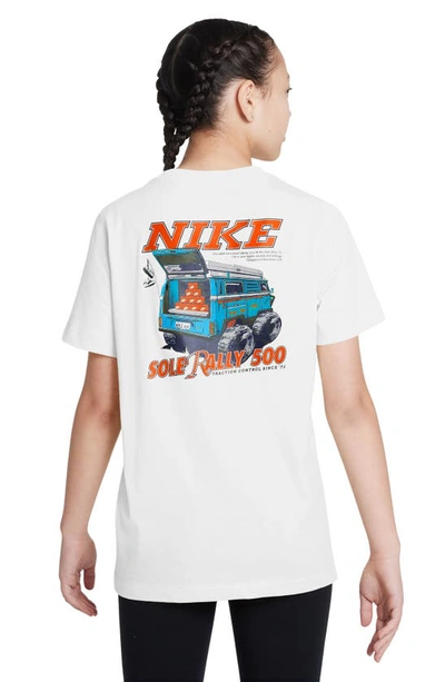Shop Nike Kids' Sportswear Graphic T-shirt In White
