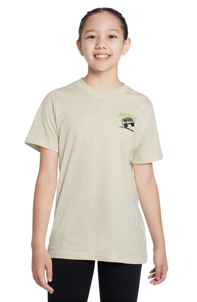 Shop Nike Kids' Sportswear Graphic T-shirt In Light Bone
