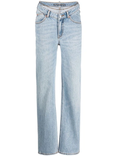 Shop Alexander Wang Denim With Chain In Blue