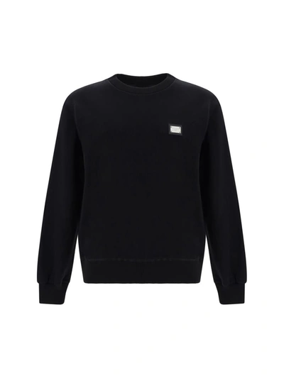 Shop Dolce & Gabbana Sweatshirts In Nero