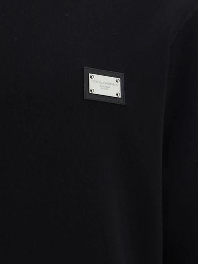 Shop Dolce & Gabbana Sweatshirts In Nero