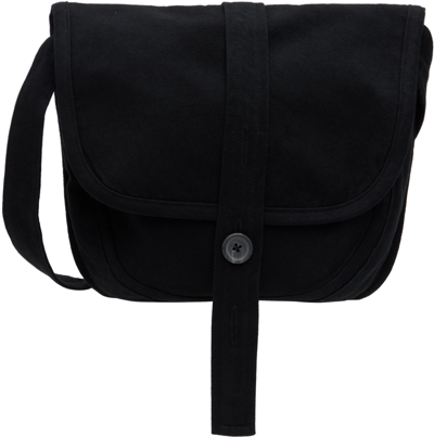 Shop Lauren Manoogian Black Belted Bag In B01 Black