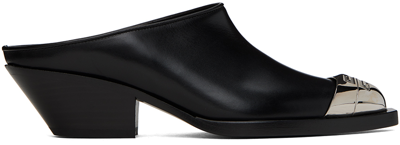 Shop Givenchy Black Western Mules In 001-black