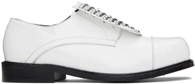 Stefan Cooke White Studded Shield Derbys In White