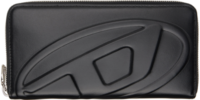 Shop Diesel Black 1dr-fold Continental Wallet In T8013