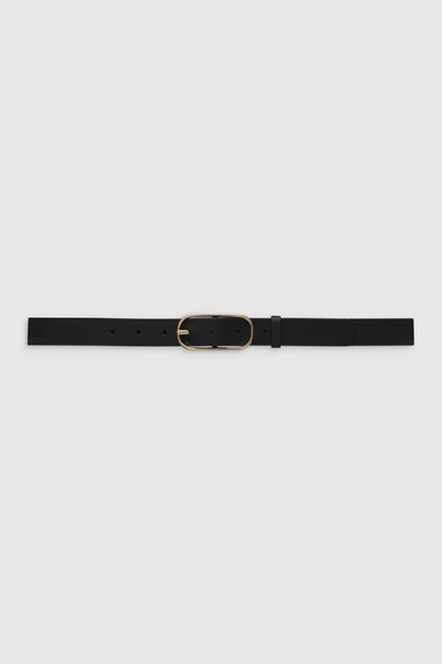 Shop Anine Bing Harper Belt In Black