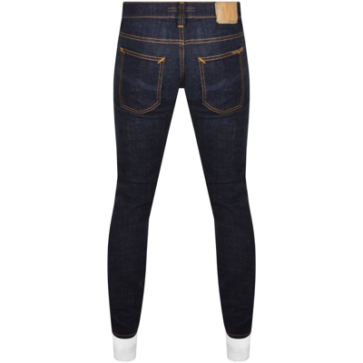 Shop Nudie Jeans Tight Terry Jeans Navy