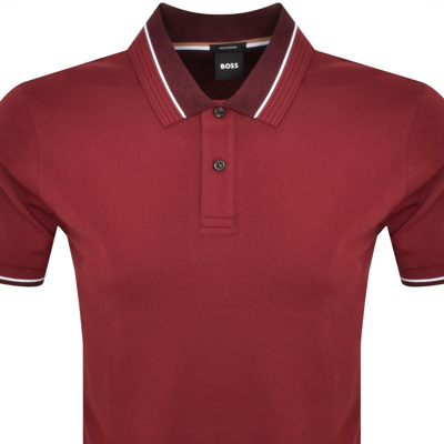 Shop Boss Business Boss Parlay 200 Polo T Shirt Red