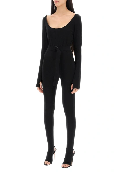 Shop Norma Kamali Poly Lycra Catsuit In Black