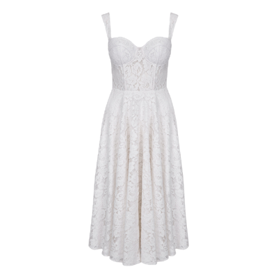 Shop Lily Was Here Extremely Feminine Dress Made Of Ecrul Ace