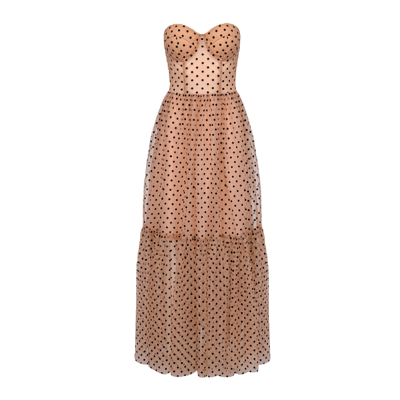 Shop Lily Was Here Charming Dress Made Of Tulle With Flocked Dots