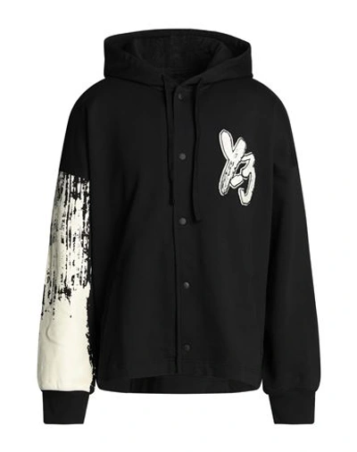 Shop Y-3 Man Sweatshirt Black Size Xl Organic Cotton